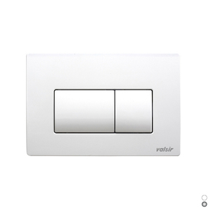 Piastra di controllo Valsir 215x145 per Tropea S, doppio scarico meccanico, cromo lucido - Product Image 1