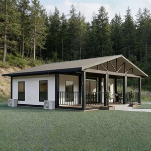 Maison préfabriquée 3 chambres et salon, maison préfabriquée portable en conteneur pour maison résidentielle Vila Ray-Zen - Product Image 2