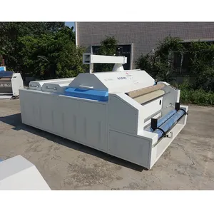 Kıdemli orta kumaş ön büzülme makinesi sanforlama makinesi giyim fabrikası için