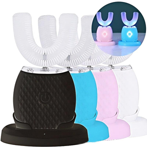 Nuevo cepillo <span class=keywords><strong>de</strong></span> dientes eléctrico en forma <span class=keywords><strong>de</strong></span> U inteligente impermeable instrumento <span class=keywords><strong>de</strong></span> blanqueamiento dental barrido sónico vibración adulto pareja conjunto - Product Image 1