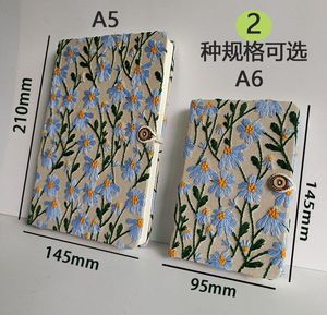 A5 A6 Tùy Chỉnh Thêu Máy Tính Xách Tay Vải Khâu Cá Nhân Linen Thêu Máy Tính Xách Tay Thêu Máy Tính Xách Tay - Product Image 5