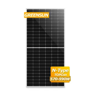 570W 580w 590w Beste Preise Solar panel/Mono Solar panel/Poly Solar Power Panel Lieferant N-Typ