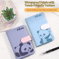 Carnet de poche mini Panda Buckle, 100 feuilles vierges, motif dessin animé, esthétique soignée, cadeau mignon pour étudiant