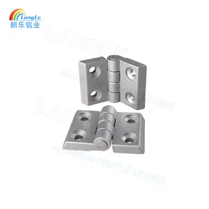 Aluminium CNC Extrusion Hinge for 30 40 series aluminium extrusion Metal Door aluminum hinges