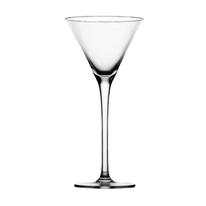 Calice di cristallo Cocktail di vetro a forma di corno Martini bicchieri triangolo Champagne bicchiere BPA Free