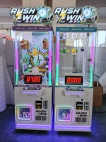 Máquina expendedora de premios operada con monedas para el juego de desafío de tiempo de 7 segundos, con temporizador LED, compatible con juguetes de peluche para centros de entretenimiento, salas de juegos y centros comerciales.