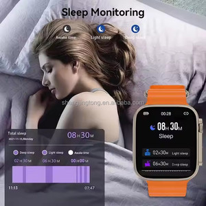 U2 NFC Thông Minh Đồng Hồ Cho Nam Giới 2024 Chất Lượng Cao 2.06 Inch Amoled Hiển Thị IP68 Không Thấm Nước Silicone Ban Nhạc Hoạt Động Tracker Email - Product Image 3