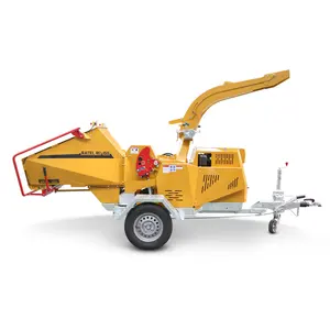 Triturador para equipamentos de jardim, moedor chipper, madeira montada, produto novo 2020, fornecido a pequenos motores, 3 anos