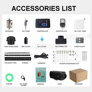 Calentador de Aire Diésel de 5-8KW 12V para Coche, Excelente Calefactor de Estacionamiento con Control Remoto para Montacargas, Camiones y Autobuses - Product Image 2