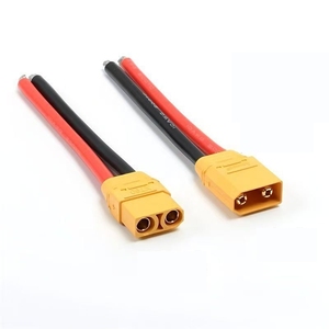 Amass XT90S-F Anti-Spark Connector 45A 6/8/10AWG 10/20/30/40/50/100CM XT90H-F XT90H-M Silicone Wire Custom RC <b>Drone</b> Battery Plug - Product Image 6