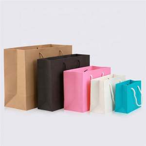 Sac de shopping en papier personnalisé pour Noël, cosmétiques, bijoux, cadeaux de mariage, petits cadeaux, ruban, sac de vêtement - Product Image 2