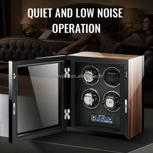 M & Q นาฬิกาสไตล์ใหม่พร้อมไฟ LED ปลดล็อคมอเตอร์คุณภาพสูงมี4ช่องสำหรับ99% นาฬิกากลไกอัตโนมัติ - Product Image 6