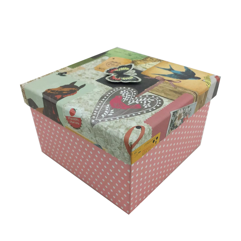 Customized Logo Creative Design Printing Graphics Paperboard Packing Box Manufacturer Rigid Coated Paper Gift Box