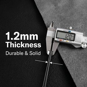 Cuir synthétique PVC texturé noir de qualité supérieure <span class=keywords><strong>pour</strong></span> sièges de voiture et revêtements de canapé - Product Image 3