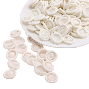 Grote Witte Wegwerp Latex Vinger Tuin Cot Sportletsel Handschoenen Beschermende Kleding Voor Werken En Gebarsten Vingers - Product Image 2