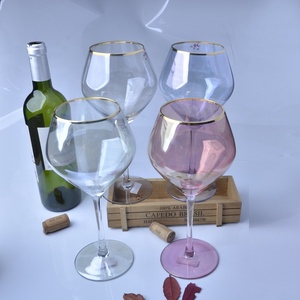 <strong>Lolita</strong> decal <strong>wine</strong> <strong>glasses</strong> gift set for wedding and banquet best red <strong>wine</strong> <strong>glasses</strong> fancy glassware gold rim <strong>lolita</strong> decal gold plated stem <strong>wine</strong> <strong>glasses</strong> - Product Image 2