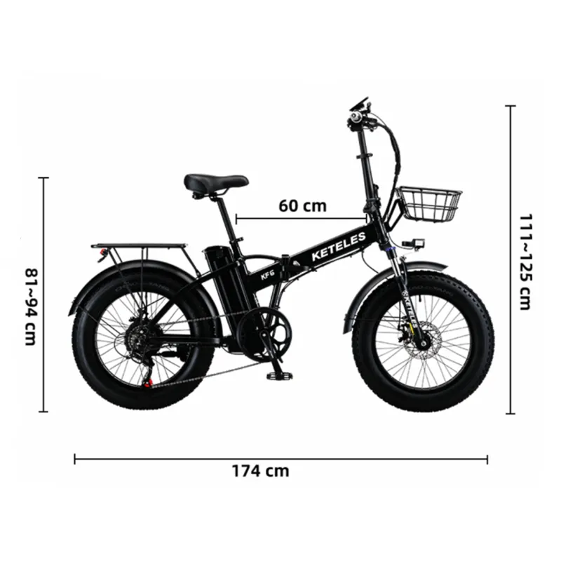 Penjualan laris ban listrik lemak gunung e-bike baterai Lithium 48V 1000W 20 inci sepeda listrik Lemak untuk pria