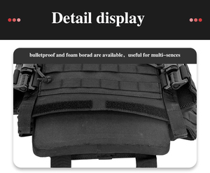 Gilet Tattico all'Ingrosso con Sgancio Rapido, Resistente agli Urti, Elastico e Regolabile in Vita per Softair - Product Image 5