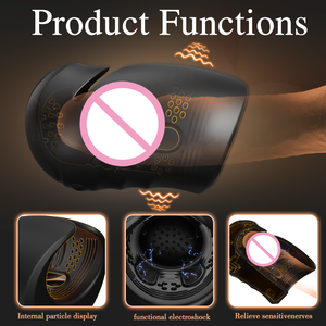 S-Hande Fábrica Masculino Masturbador Penis Ejaculação Atraso Elétrica Shock Glan Estimulação Waterproof Adult <span class=keywords><strong>Sex</strong></span> Toy para Homens - Product Image 2