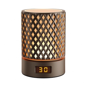 Veilleuse moderne rechargeable avec minuterie rotative pour lumière chaude, idéale pour l'alimentation des bébés, le chevet, la relaxation et une ambiance romantique - Product Image 1