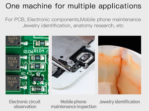 휴대폰 수리 및 납땜용 쌍안경 스테레오 현미경 스테레오 줌 현미경 0.7-4.5X (대형 작업대 포함) - Product Image 2