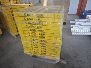 탄소강 팔레트 아연도금 유럽식 6피트 높이 야외 울타리 패널 - Product Image 6