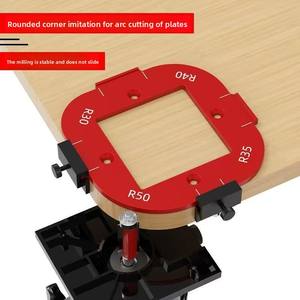 Outil manuel d'aide à la coupe pour le travail du bois, table <span class=keywords><strong>de</strong></span> rabotage, modèle d'angle en alliage d'aluminium, positionnement <span class=keywords><strong>de</strong></span> l'arc <span class=keywords><strong>de</strong></span> rayon OEM ODM pris en charge - Product Image 2