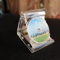 Personalizado estilo Vintage NFC música foto canción Kpop álbum acrílico Nfc llavero Mini CD