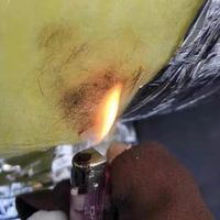 Pièces de systèmes de CVC d'école d'hôpital tuyau d'air d'échappement de conduit Flexible isolé par feuille d'aluminium d'isolation thermique pour des systèmes