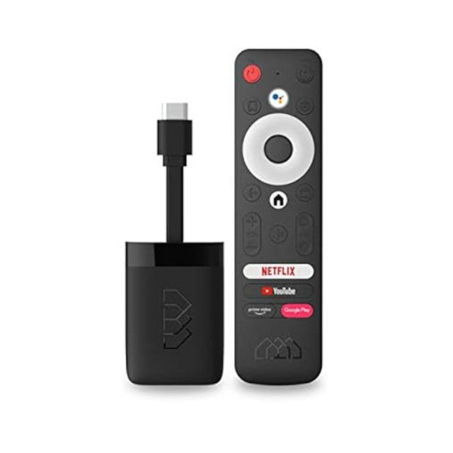 SYTA Q Android TV Stick Dongle New 2GB RAM 8GB ROM for Google Certified BT 4K TV Receiver with Quad Core Processor