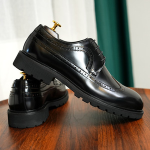 Chaussures Homme en Cuir Véritable de Haute Qualité, Décontractées et Habillées, Antidérapantes, Respirantes et Confortables pour l'Automne - Product Image 3