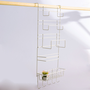 Organizzatore Multifunzionale per Frigorifero con 5 Ganci, Mensola Laterale per Casa e Cucina - Product Image 2