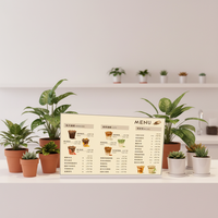 Écran publicitaire de menu numérique de 21,5 pouces pour les magasins de thé au lait, les détaillants OEM, les restaurants intérieurs, le menu publicitaire