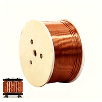 Alambre de Bobinado Magnético IEC UL ECCA, Alambre de Cobre Esmaltado Aislado, Aluminio Revestido de Cobre, Núcleo Único, 0.05mm-16mm, Bobina
