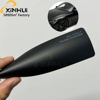 Vinilo para Carrocería de Automóvil, Satinado, Cerámico, Negro, TPU, Película de Cambio de Color, Acabado Mate, Auto Reparable, Antiarañazos, Resistente a Rayos UV/Infrarrojos, 1.52x15M