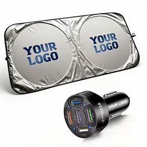 Promotional Business Gift <b>Car</b> Sunshade Window <b>Sun</b> Shade With Custom Printed Logo of Custom <b>Car</b> Sunshade Wholesale - Product Image 1
