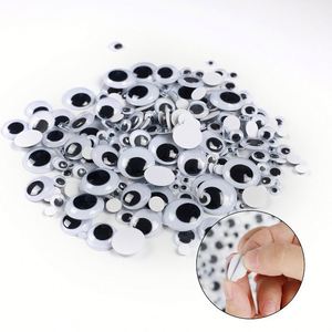 Autocollants pour yeux d'animaux mobiles, autocollants actifs noirs, blancs et colorés pour les travaux manuels et les yeux 3D mobiles - Product Image 6