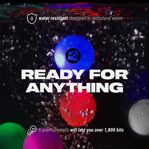 Kunden spezifische zweiteilige Golfbälle aus weißem Kochsalz lösung aus synthetischem Gummi Bedrucktes Golf geschenkset für den persönlichen Gebrauch für Golf liebhaber - Product Image 3