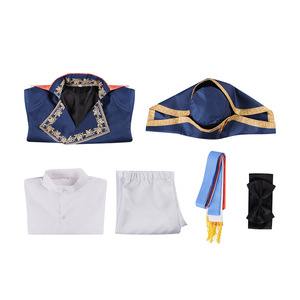 Disfraz <span class=keywords><strong>de</strong></span> Napoleón para TV o Cine, Estilo Medieval, Diseño Retro <span class=keywords><strong>de</strong></span> Caballero, Top Unisex <span class=keywords><strong>de</strong></span> Poliéster para Halloween, Cosplay y Festivales - Product Image 6