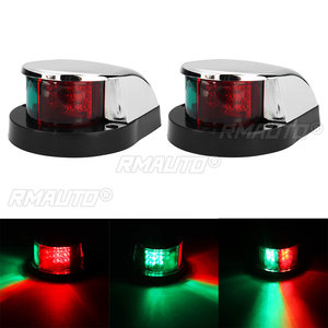 2 Luces de Señalización para Barco de 12V, Luz de Navegación LED Roja y Verde para Barco, Yate, Camión, Remolque, Furgoneta - Product Image 1