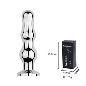Metall-Vibrations-Analmassagegerät, wiederaufladbar, für Analdilatation, Prostata-Vergrößerung, Masturbationsgerät für Männer und Frauen, Sexspielzeug für Erwachsene - Product Image 6
