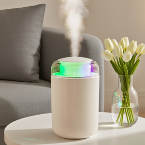 Humidificador de apagado automático <span class=keywords><strong>USB</strong></span> de 1,3 L, luces LED coloridas, funcionamiento silencioso para uso doméstico en hoteles, para dormitorio, sala de estar, Oficina - Product Image 2