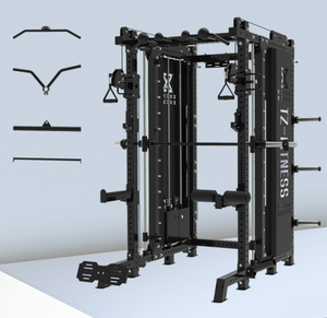 Appareil <span class=keywords><strong>de</strong></span> fitness multifonctionnel Smith Machine Cable Crossover Gym Squat Rack mutli function station Training Exercise - Product Image 3