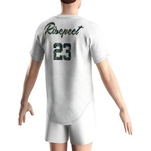 Newest V Neck Embroidery Street Culture White 100% <b>Polyester</b> v Neck Solid Baseball Sports Custom Jersey Uniform T <b>Shirt</b> Baseball - Product Image 6