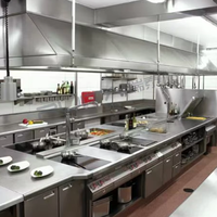 Fabricant de comptoirs de service buffet en acier inoxydable commercial, station de buffet personnalisée avec chauffe-plats, projet hôtelier et de restauration