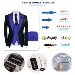 Traje <span class=keywords><strong>de</strong></span> negocios personalizado <span class=keywords><strong>de</strong></span> alta calidad <span class=keywords><strong>para</strong></span> <span class=keywords><strong>hombres</strong></span> Conjunto <span class=keywords><strong>de</strong></span> tres piezas Manga larga Slim Fit <span class=keywords><strong>Trajes</strong></span> formales Novios Traje <span class=keywords><strong>de</strong></span> <span class=keywords><strong>boda</strong></span> - Product Image 4