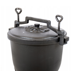 Olla a Presión <span class=keywords><strong>de</strong></span> <span class=keywords><strong>Hierro</strong></span> Fundido Esmaltada <span class=keywords><strong>Grande</strong></span> para Camping, Caza y Carne, <span class=keywords><strong>Caldero</strong></span> Polaco <span class=keywords><strong>de</strong></span> Tres Patas, Venta al Por Mayor - Product Image 4