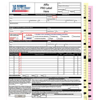 NCR autocopiant les formulaires papier Finance Bank Counter Service Automotive Accessory Sales Trade Fair Participant Registration Stups