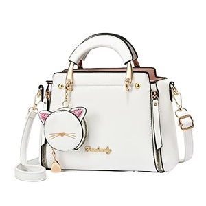 Nuova Borsa a Mano in Pelle Casual da Donna HK 2026, Design Trendy con Cartoni Animati, Pratica per la Spiaggia con Fodera in Poliestere - Product Image 1