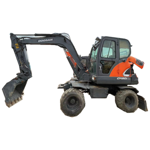 Low-Noise Super Power Fish <b>Pond</b> Expansion Digging 6 Ton DOOSAN DX60WN Crawler Excavator Used Yanmar Engine - Product Image 3